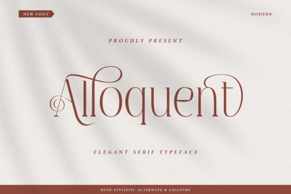 Alloquent Serif Font for Modern Web Design