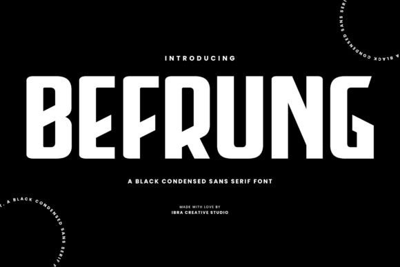 Befrung: A Modern Sans Serif Font for Bold Web Design