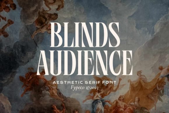 Blinds Audience Font for Branding That Stands Out