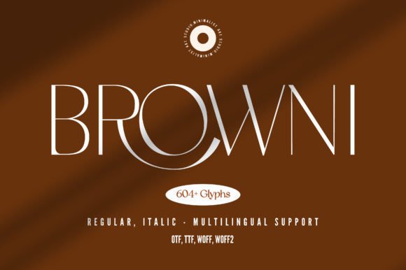 Browni: A Modern Sans Serif Font for Branding Projects