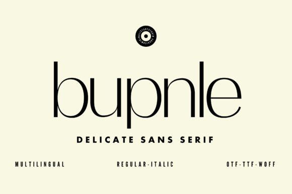 Bupnle: A Modern Sans Serif for Thoughtful Typography