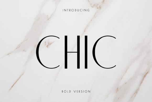 Chic: A Modern Sans Serif for Branding and Design