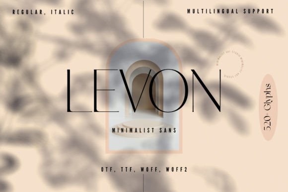Choosing Levon for a Modern Blog Header