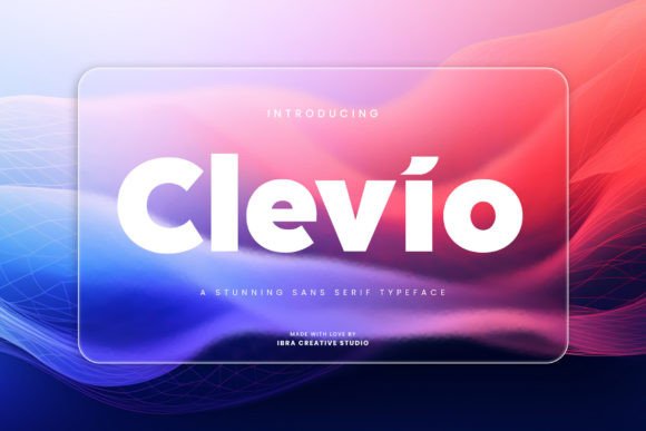 Clevio: A Modern Sans Serif Font for Web Design