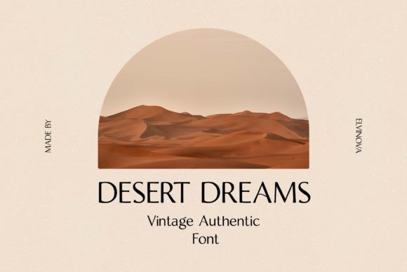 Desert Dreams Serif Font for Editorial Design