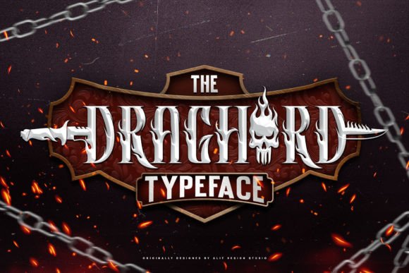 Draghord Typeface for Bold Editorial Design