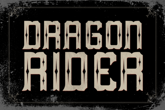 Dragon Rider Font for Web Design