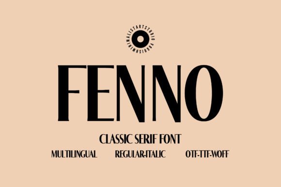 Fenno Serif Font for Web Design
