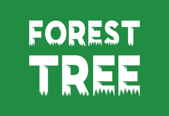 Forest Tree Font for Professional Branding