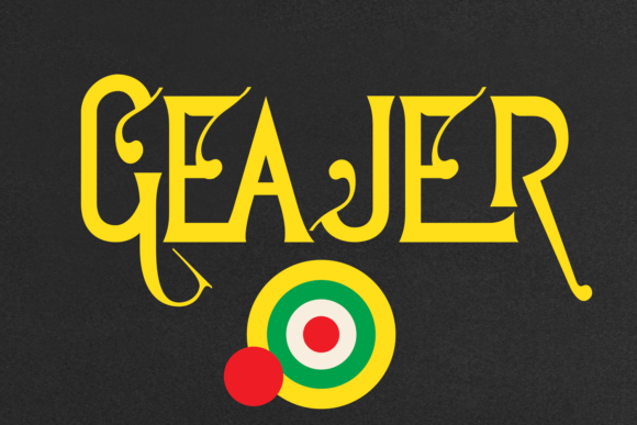 Geajer: A Serif Font with Modern Elegance for Editorial Design