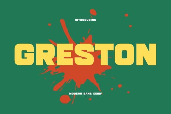 Greston: A Modern Sans Serif Font for Editorial Design