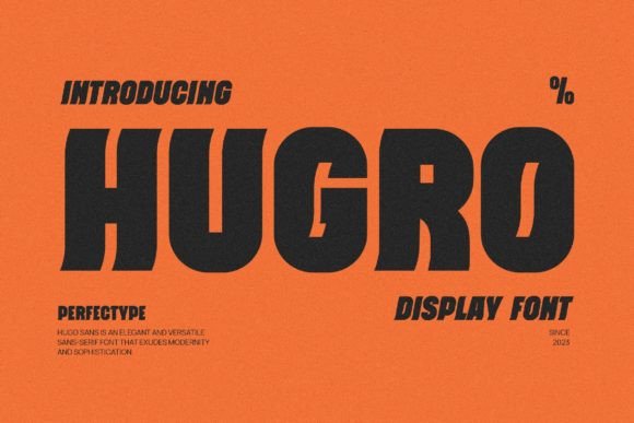 Hugro: A Modern Sans Serif Font for Editorial Design
