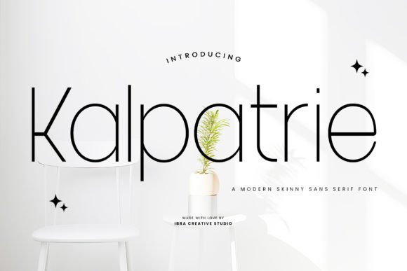Kalpatrie: A Modern Sans Serif Font for Clean, Contemporary Design