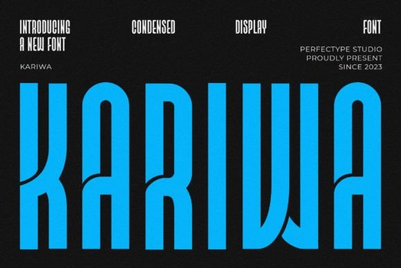 Kariwa: A Modern Sans Serif Font for Editorial Design