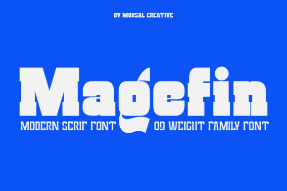 Magefin: A Timeless Serif Font for Creative Makers