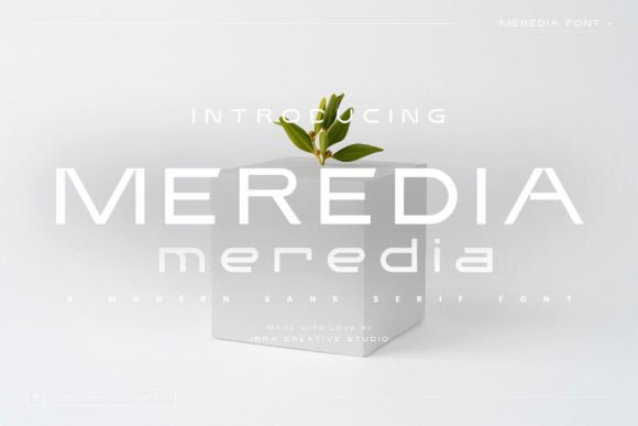 Meredia: A Modern Sans Serif Typeface for Editorial Design