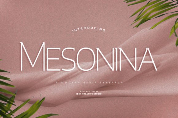 Mesonina: A Serif Font That Elevates Editorial Design