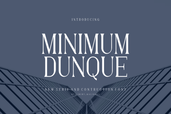 Minimum Dunque: A Timeless Serif Font for Modern Editorial Design