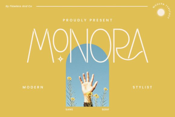 Monora: A Modern Sans Serif for Bold Branding