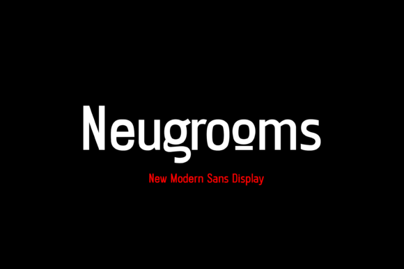 Neugrooms: A Modern Sans Serif Font for Professional Branding