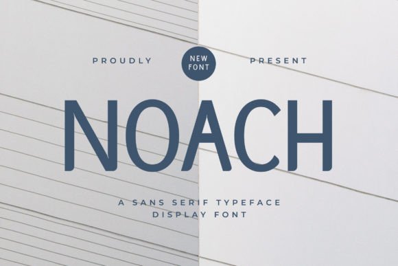 Noach Sans Serif Font for Modern Editorial Design