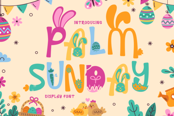 Palm Sunday Font Review: Quirky Easter Day Theme Typeface
