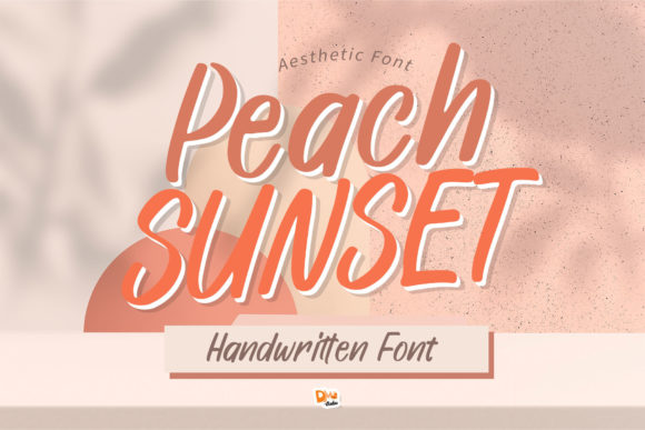 Peach Sunset: A Font That Elevates Brand Identity