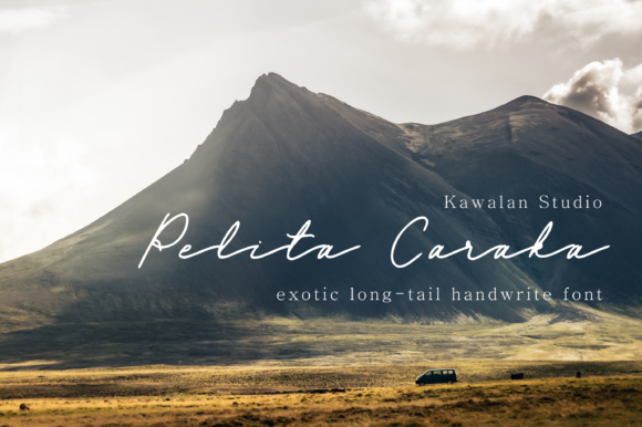 Pelita Caraka: A Minimalist Script Font for Handmade Creations