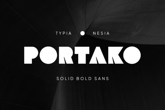 Portako: A Bold Sans Serif Font for Modern Marketing