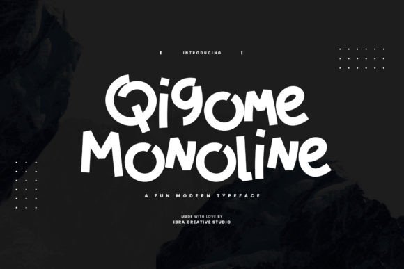 Qigome Monoline: A Modern Typeface for Clear Campaign Messaging