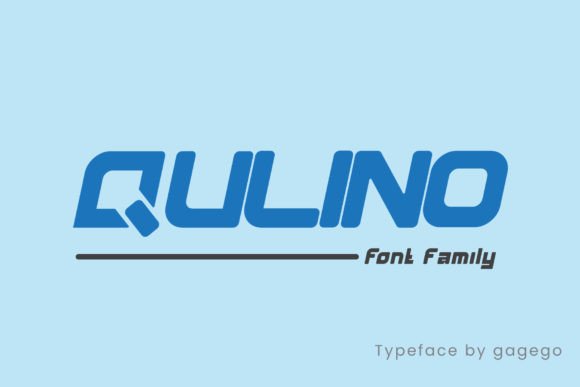 Qulino: A Bold Sans Serif Font for Modern Editorial Design