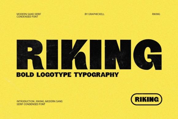 Riking Font for Modern Web Design