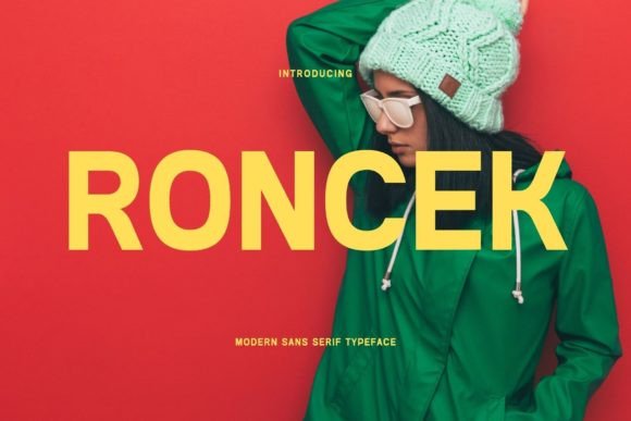 Roncek: A Bold Sans Serif Font for Modern Branding