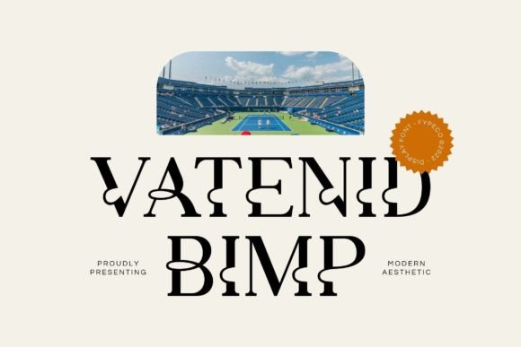 Vatenid Bimp Serif Font for Handmade Creations