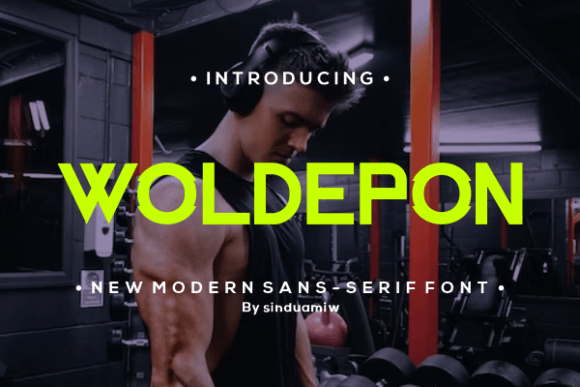 Weldepon: A Modern Sans Serif for Professional Projects